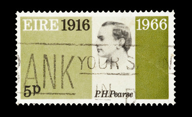Eire stamp featuring Irish revolution martyr Patrick Pearse
