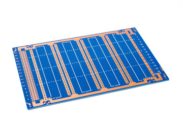 Printed circuit board , isolated white background