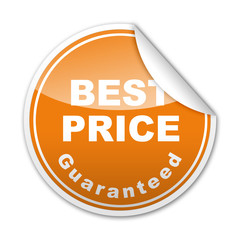 Pegatina BEST PRICE Guaranteed con reborde