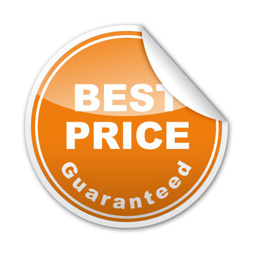 Pegatina BEST PRICE Guaranteed con reborde