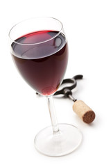 glass of red wine