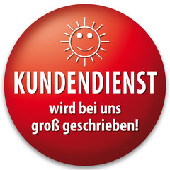 Bei uns wird KUNDENDIENST gross geschrieben