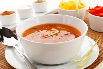 Asian food - vegetable soup