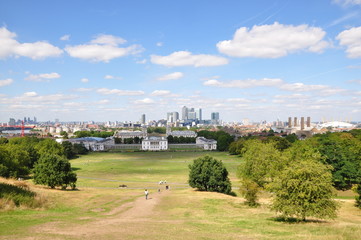 Greenwich-Park view on London - London Aug. 2010