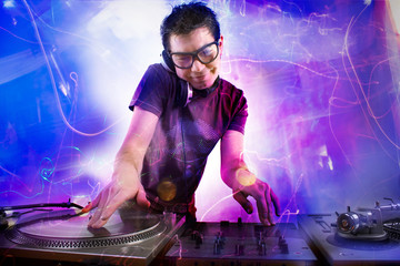 Dj playing at the concert - 29613646
