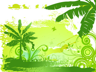 Tropical abstract background