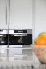 General view of contemporary home kitchen