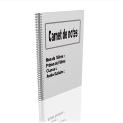carnet de notes 3d