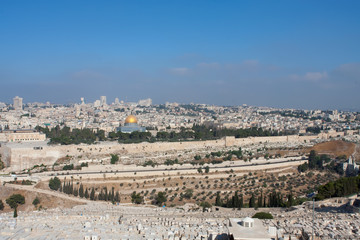 Fototapeta na wymiar Jerozolima widok