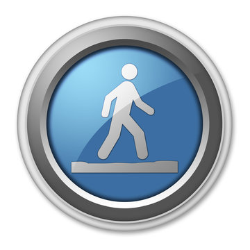 3D Style Button "Stay On Trail"