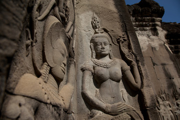 Fototapeta premium Regards d'Apsara - Angkor Wat - Cambodge