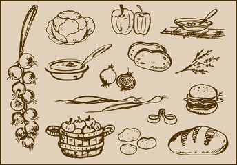 food background