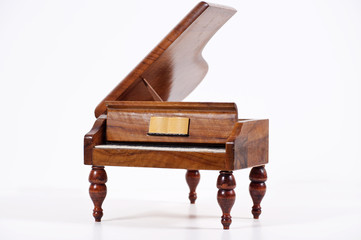 Piano on White