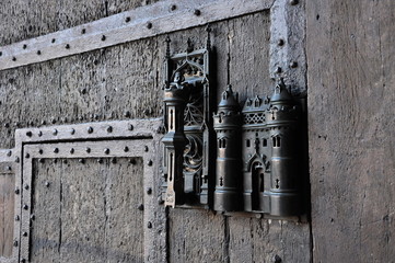 Gothic door handle