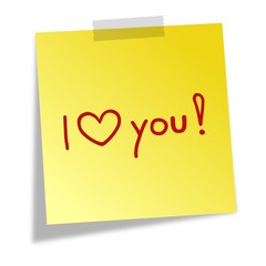 Sticky Notes - I love you - No. IV