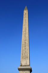 Obélisque de Louxor, place de la Concorde à Paris 