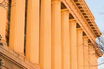 Columns US Department of Commerce in Washington DC