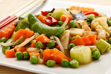 Boiled vegetables