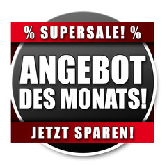 Fototapeta premium Angebot des Monats! Button, icon