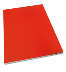 Blank cover magazine page