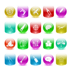 Vector set of interface elements