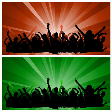party people vector