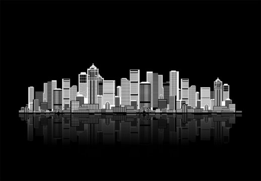 Cityscape background for your design, urban art