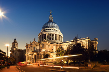 St. Paul1s Cathedral. London at night