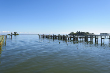 Naklejka premium Indian River Lagoon Pier