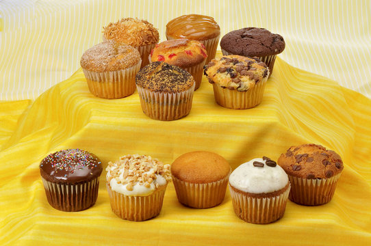 Muffins , variedad  Muffins