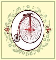 Bike Vintage Label