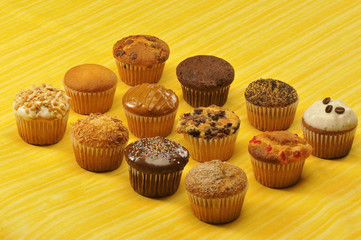 Muffins , variedad  Muffins