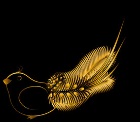 Obraz premium Beautiful little bird