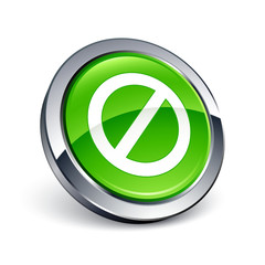 icône bouton internet interdit