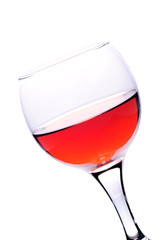 Glass of red wine