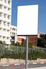 Obraz premium Blank sign with a copy space area