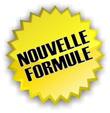 &eacute;tiquette nouvelle formule
