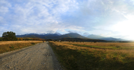 Road to the mountains