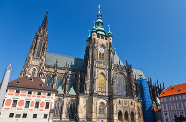 Fototapeta na wymiar St. Vitus' Cathedral, Prague