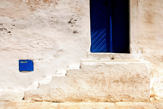 Blue door