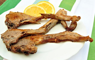 Chuletas de cordero a la brasa