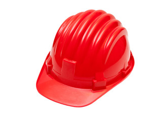 Fototapeta premium Construction helmet, isolated on white background