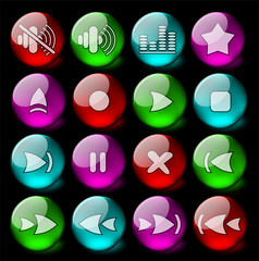 Media player icons