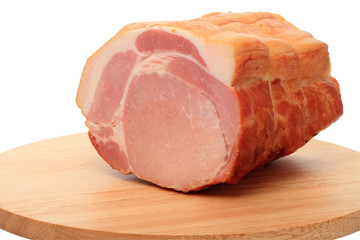 Smoked meat on a cutting board