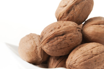 Walnuts Closeup in High Key