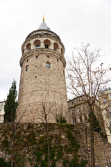 Fototapeta na wymiar Galata tower, Istanbul, Turkey.