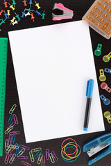 Overview Stationery with Paper and Pen