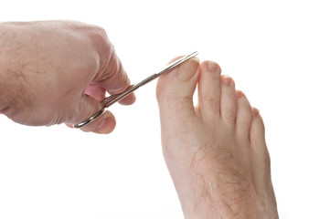 Cutting toe nails