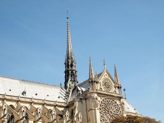 Fototapeta na wymiar The Notre Dame or Our Lady of Paris