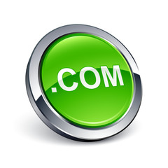 icône bouton internet .com